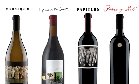 Orin Swift wine bottles