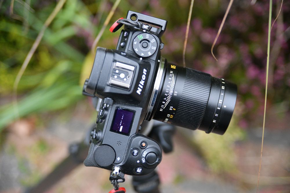 TTArtisan 50mm F1.4 ASPH Nikon Z6 From Above