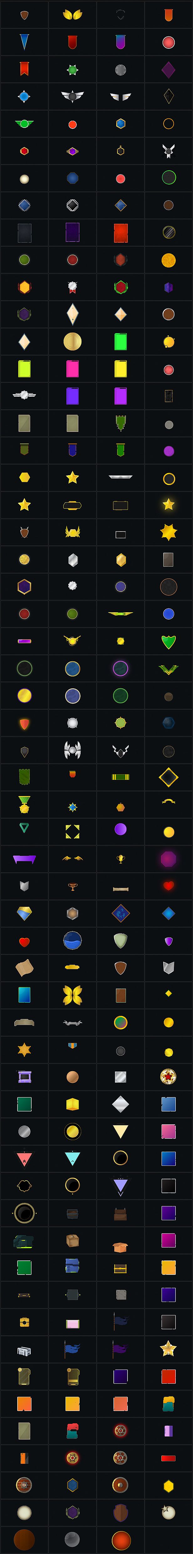 LOOT | 1500+ Elements | Logo, Achivements, Badges, Awards, Medals - 28