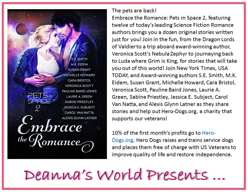 Embrace the Romance Pets in Space 2 by Cara Bristol et al blurb