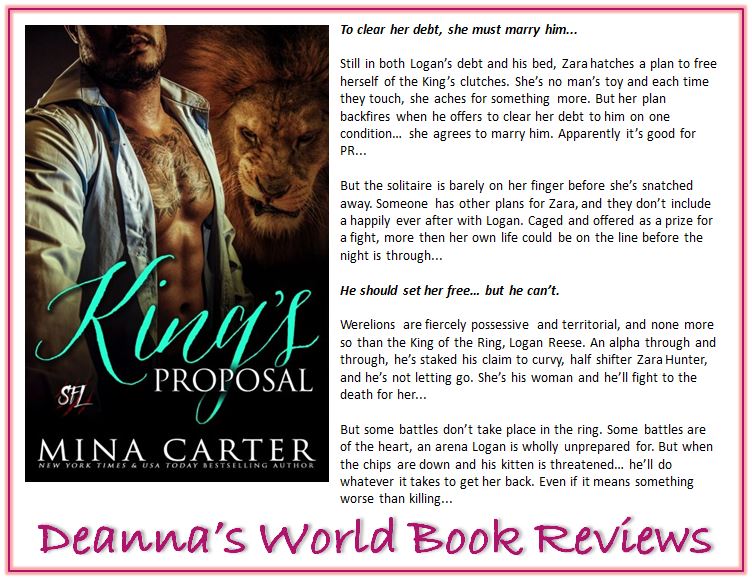 King's Proposal by Mina Carter blurb