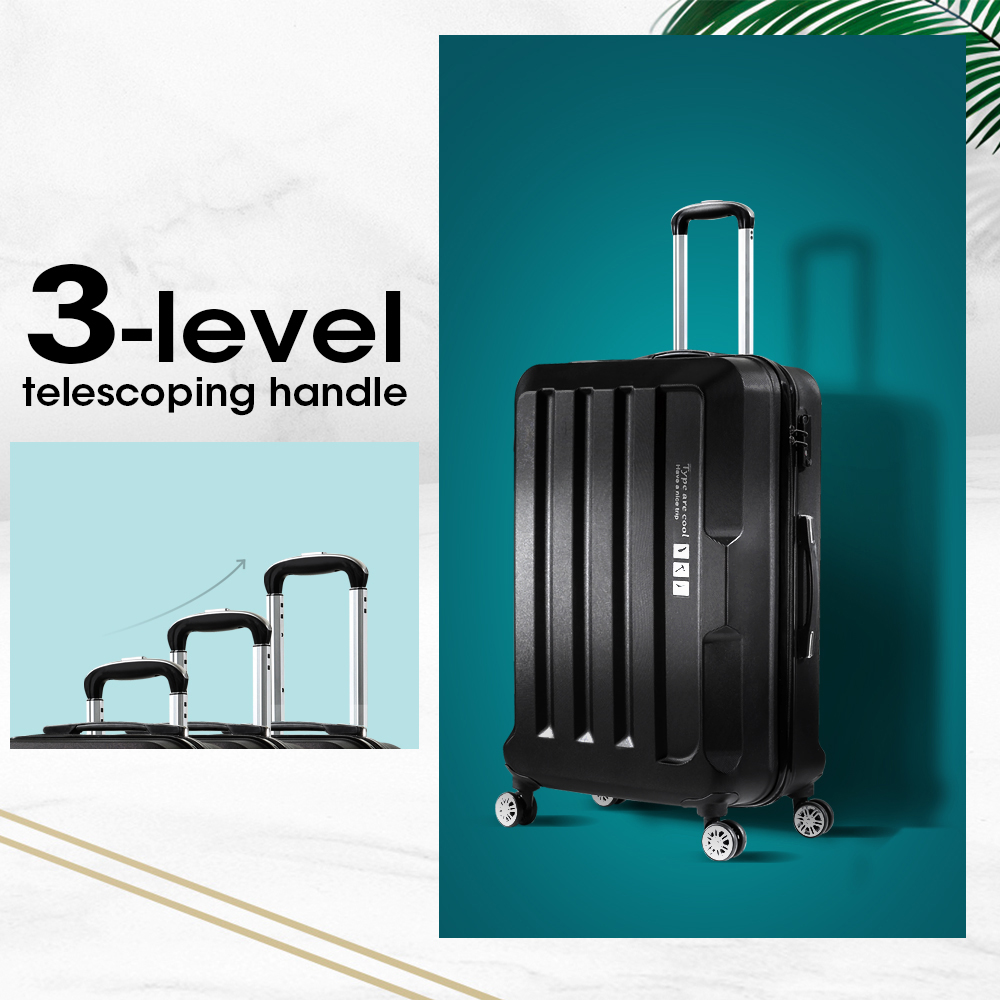 3pcs Luggage Sets Travel Hard Case Lightweight Suitcase TSA lock | eBay