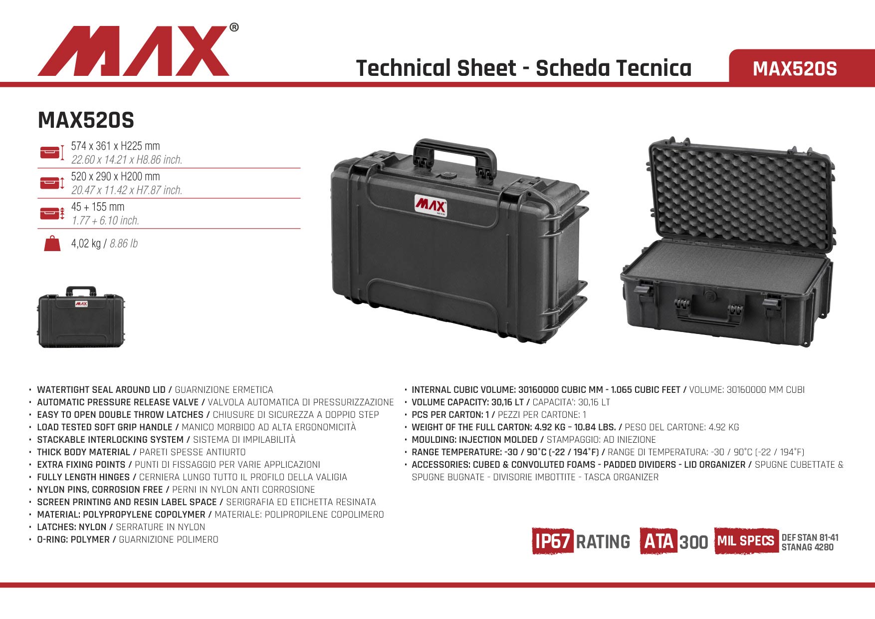 Max Case Max520S