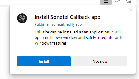 install app