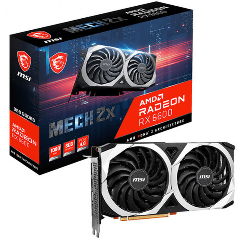 Msi AMD Radeon RX 6600 Mech 2X 8G