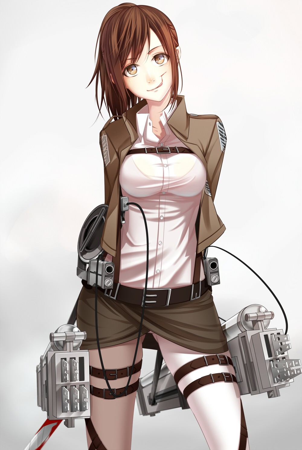 Wallpaper Attack On Titan 99 anime, anime girls, fictional, women, Shingeki no Kyojin, Sasha Blouse