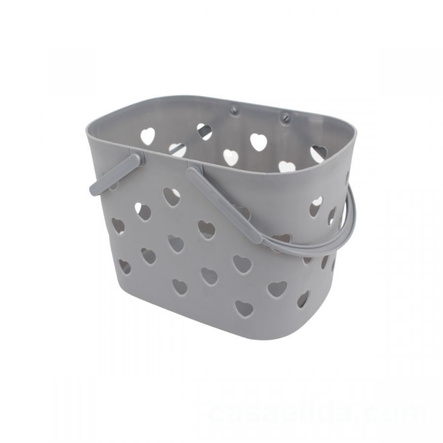 Cesta organizadora plástico pp, 17x24x16cm
