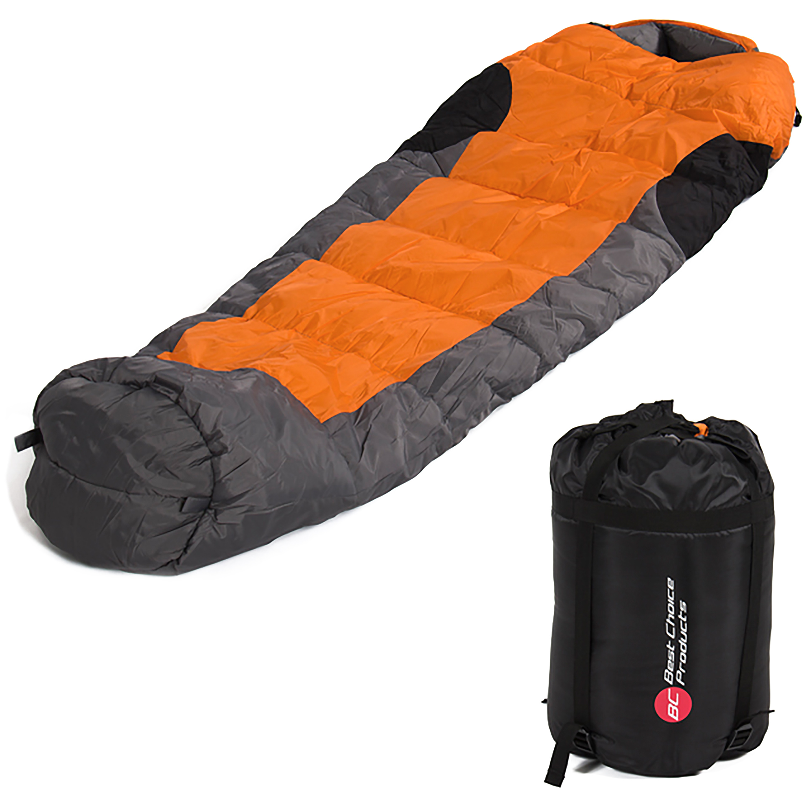 Mummy Sleeping Bag 5F/15C Camping Hiking With Carrying Case Brand New