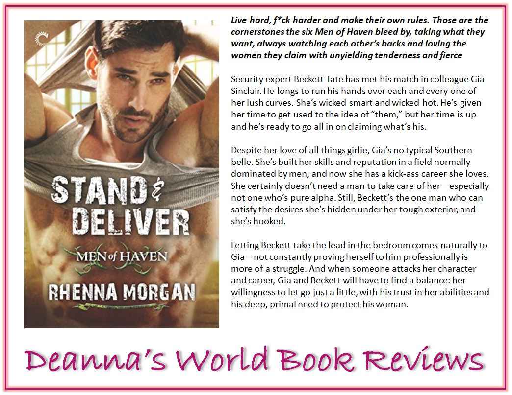 Stand and Deliver by Rhenna Morgan blurb