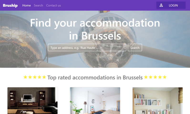 Screenshot for project Accommodations reviews