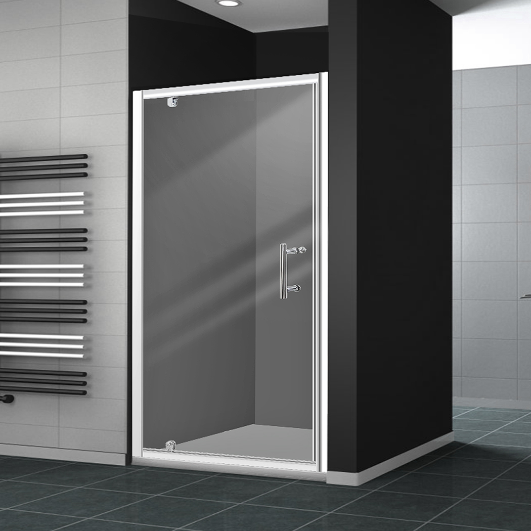 Levede Bath Shower Enclosure Screen Seal Strip Glass Shower Door 760x1900mm