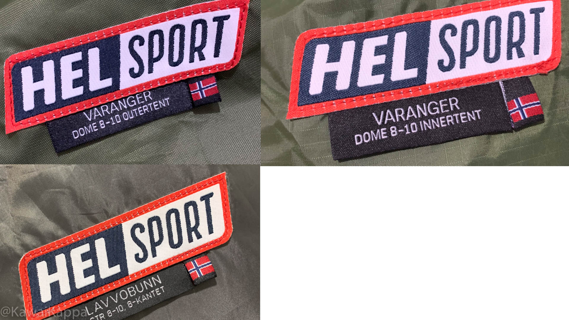 HELSPORT Varanger dome 8-10, outertent, innertent, footprint