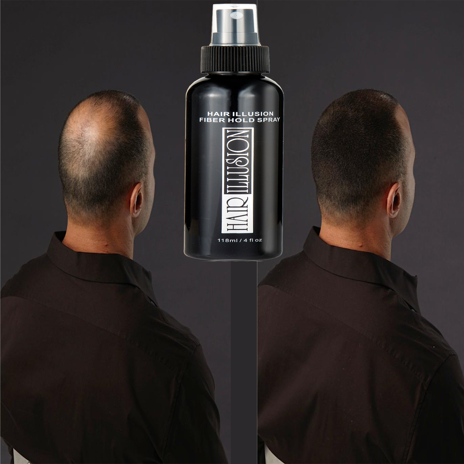 Hair Fibers Hold Spray by HAIR ILLUSION Fiber Hair Bond for Hair Loss