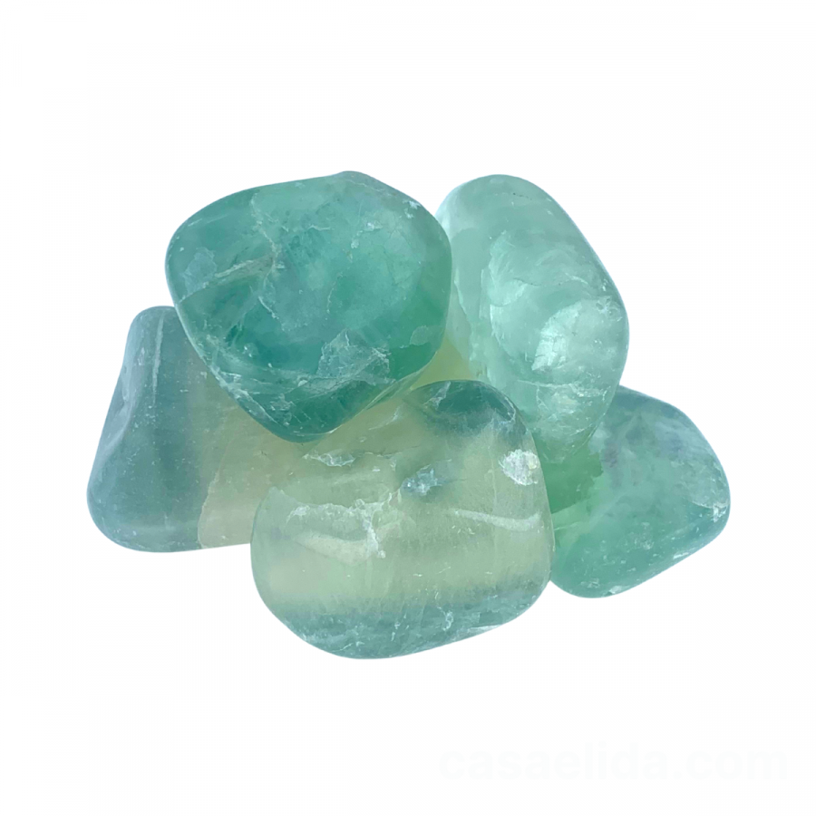 Gema fluorita verde, 2~3cm