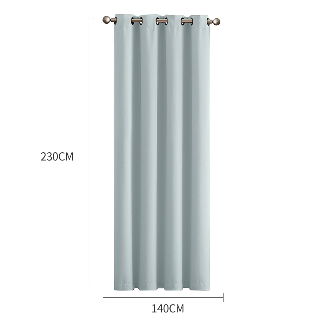 2X Blockout Curtains Blackout Window Curtain Draperies Pair Eyelet Bedroom Decor - Picture 335 of 420