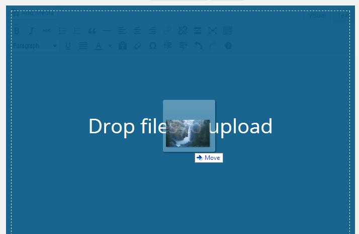 Kéo thả để upload - WordPress 3.9 Beta 1
