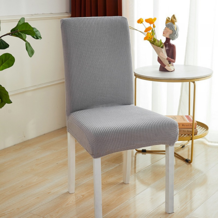 Funda para silla ajustable gris, poliéster