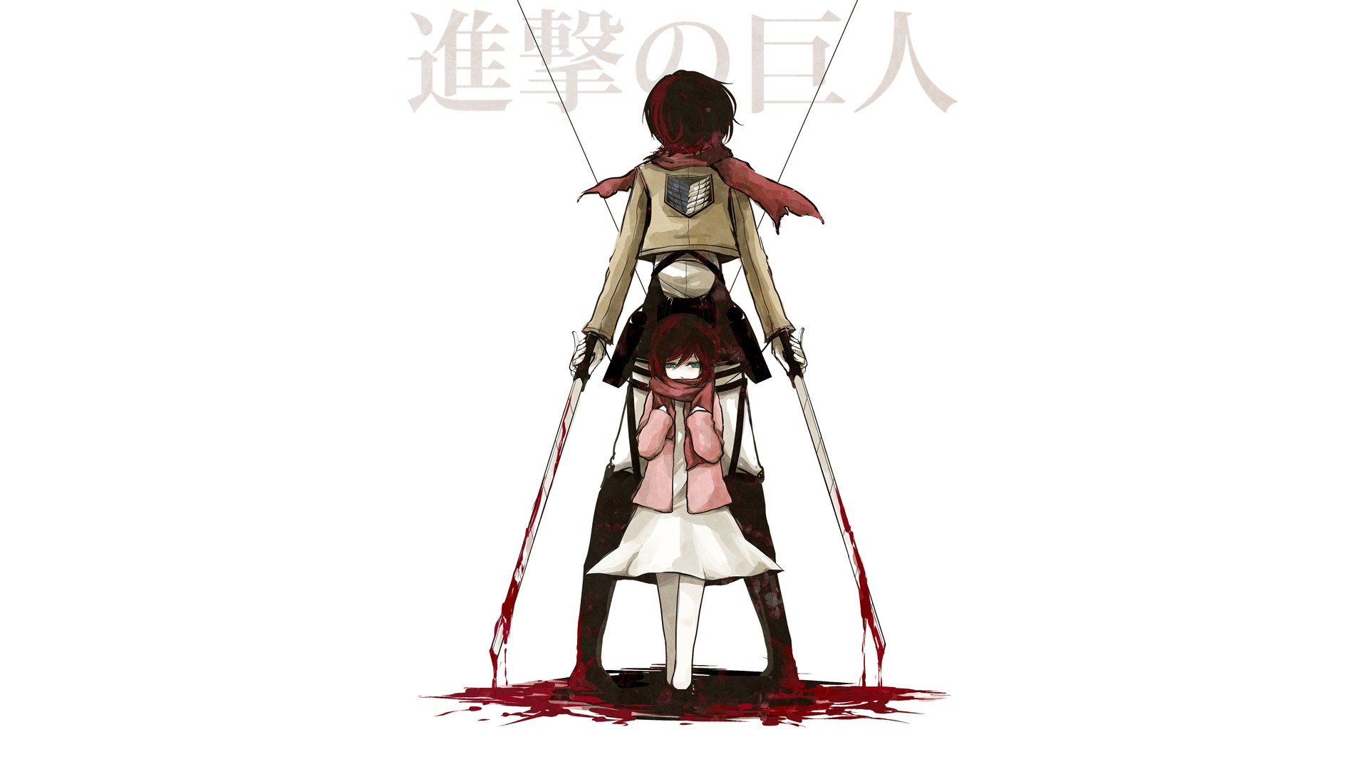 Wallpaper Attack On Titan 357 Shingeki no Kyojin, Mikasa Ackerman