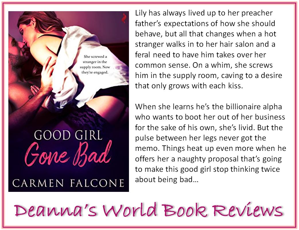 Good Girl Gone Bad by Carmen Falcone blurb