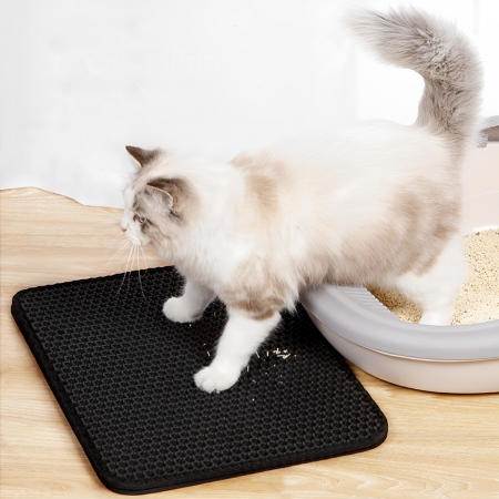 Alfombra para arena de gato 40x50x2cm