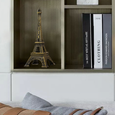 Figura decorativa torre eiffel, 32cm, acero