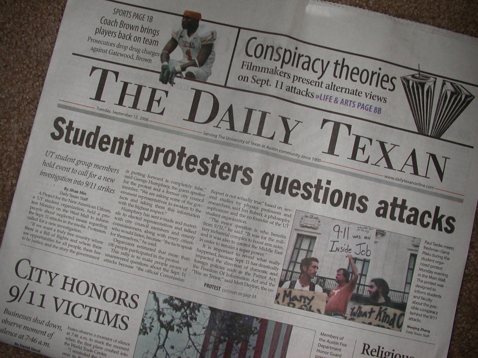 Image: The Daily Texan, grammatically challenged