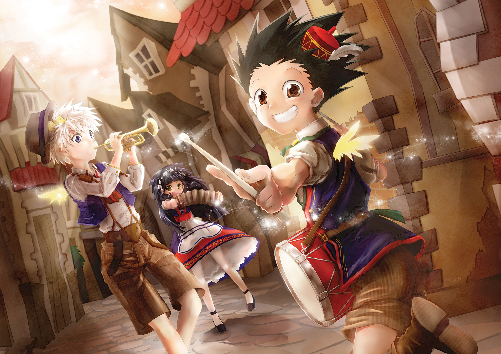 Wallpaper Hunter x Hunter 5 anime boys, anime, Kurapika, Killua Zoldyck, Hunter x Hunter