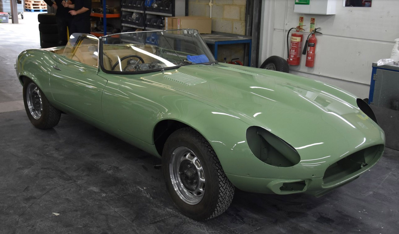 Kevin Keegan's 1972 Jaguar E-Type restored