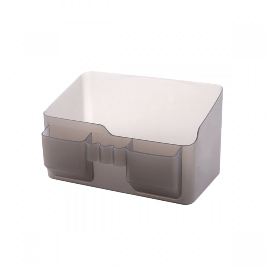 Caja organizadora gris oscuro, 10.5x18.5cmx13cm 