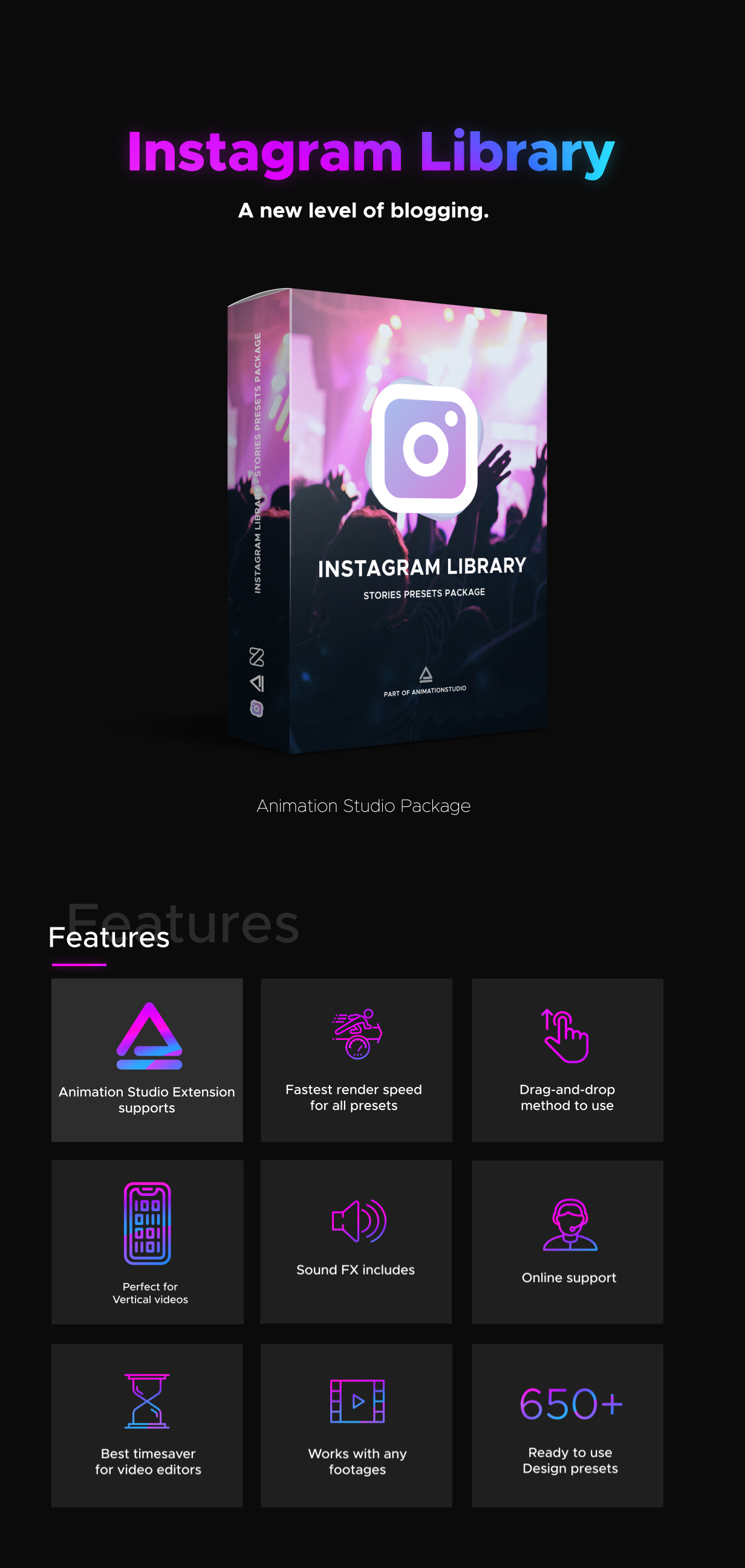 Instagram Library - Stories Presets Package - 3