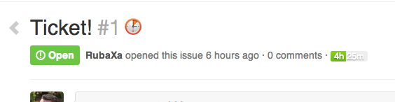 Issue view, progress
