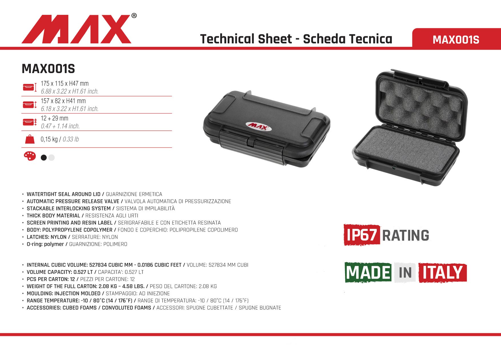 Max Case Max001S