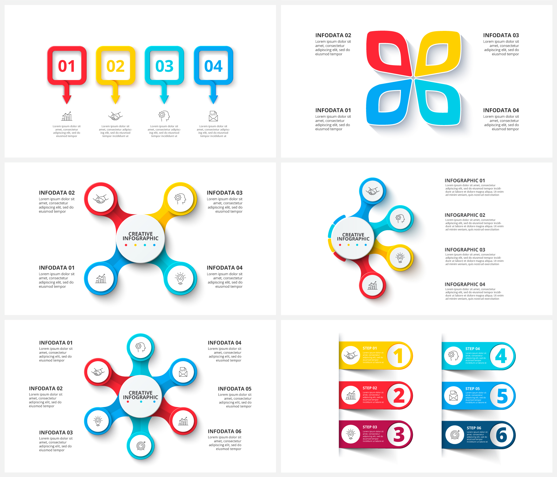 Multipurpose Infographics PowerPoint Templates v.5.4 - 150