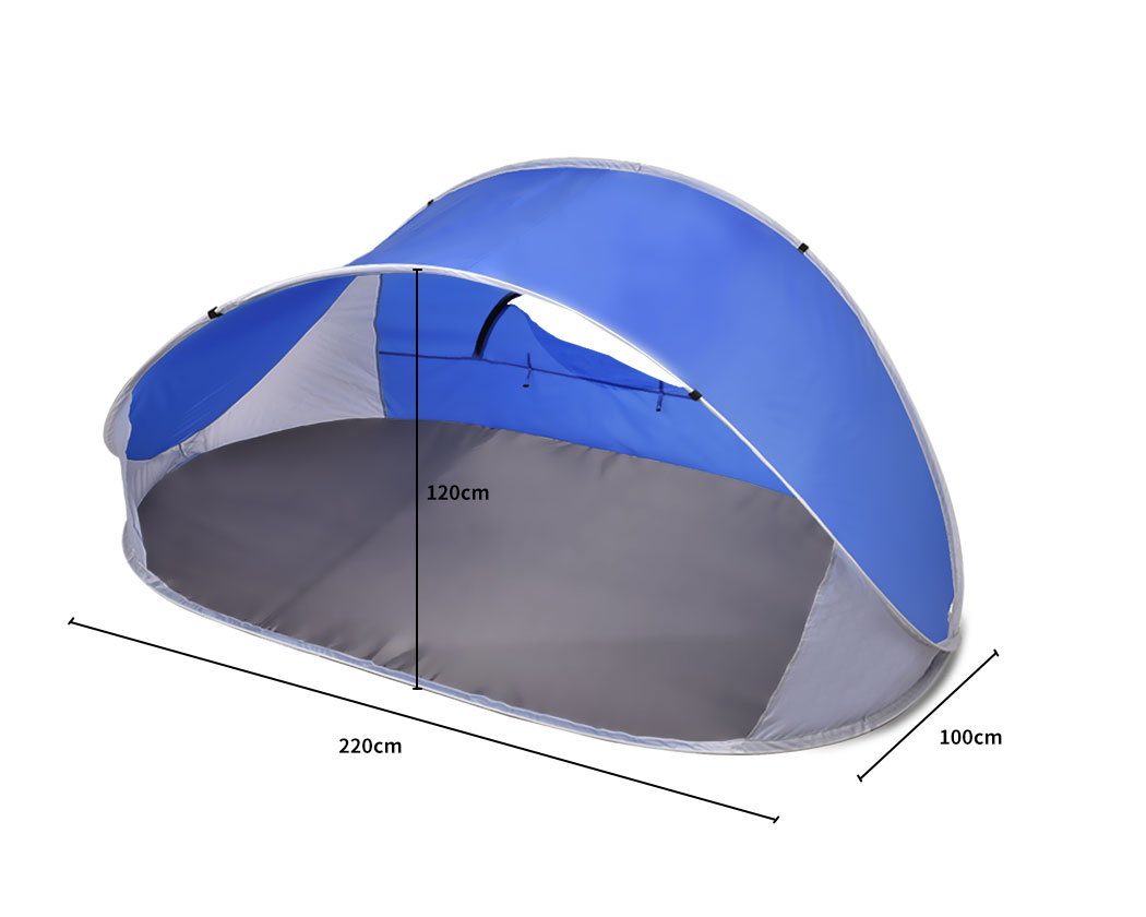 Mountview Pop Up Tent Camping Beach Tents 4 Person Portable Hiking Shade Shelter - Picture 22 of 48