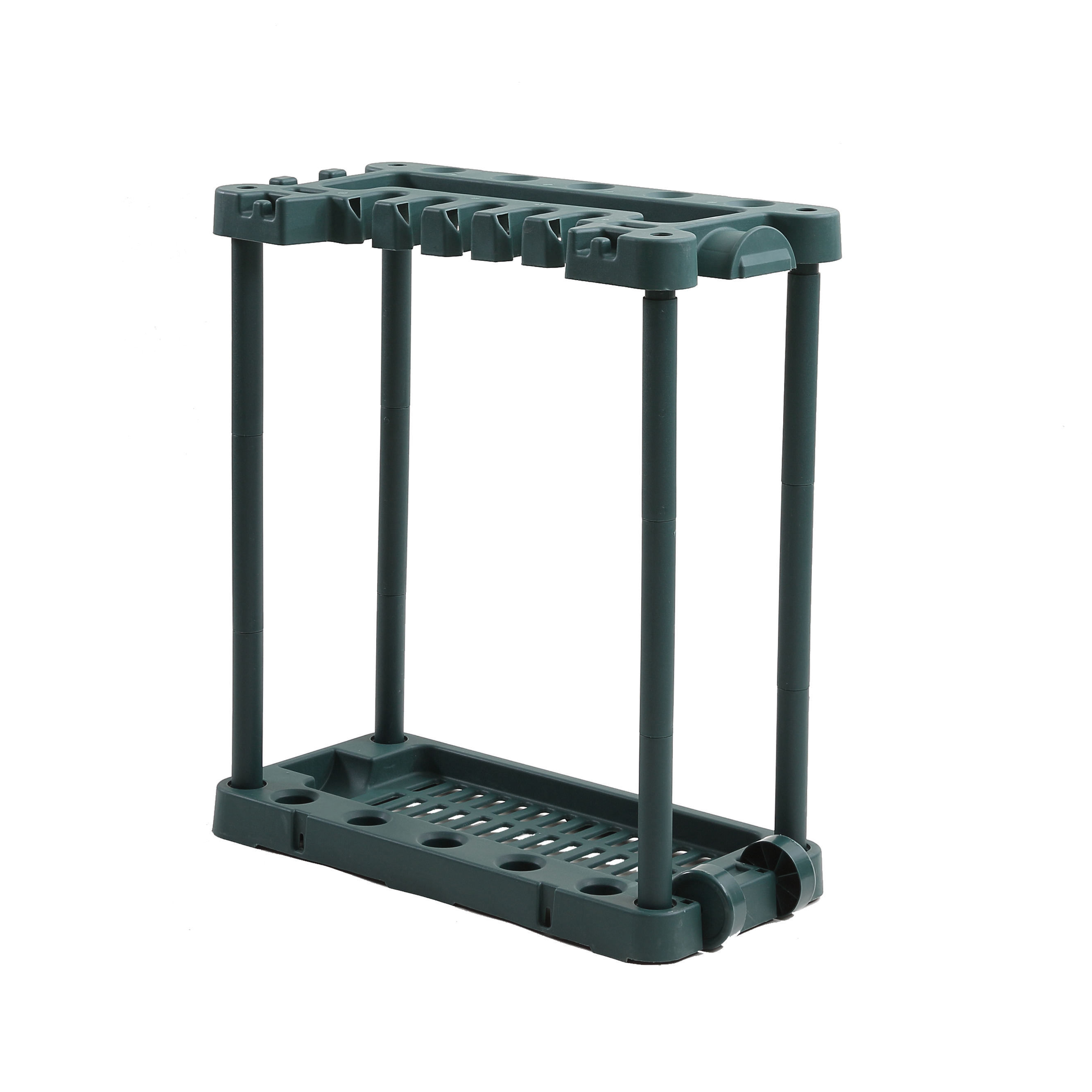 TopSellers-Durable Garden Tool Rack - Easy Assembly & 40 Slots Storage