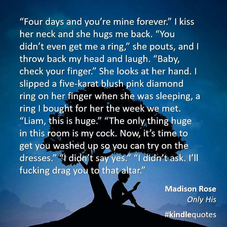 Book quote Madison Rose