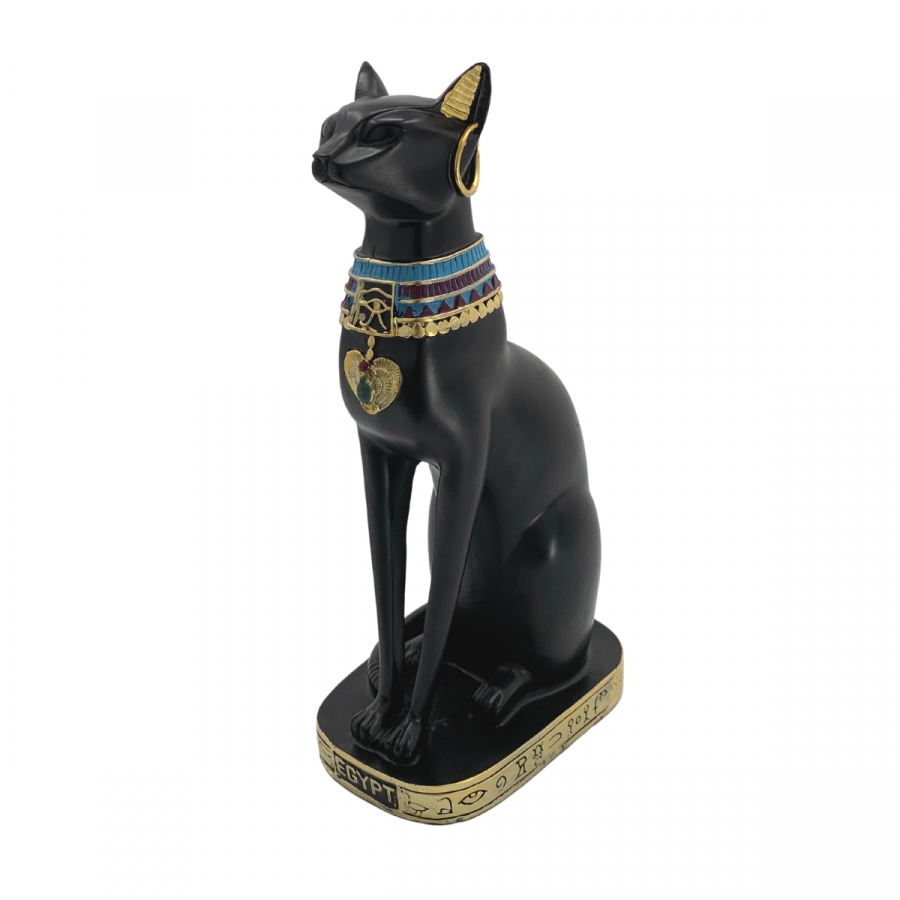 Figura decorativa gato egipcio, 38cm 