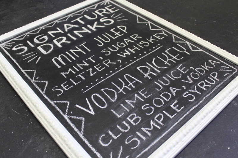 Christine and Marty Wedding Chalkboards Chalkboard