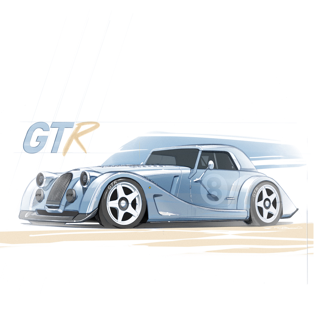 Morgan Motor Company unveils Plus 8 GTR special project