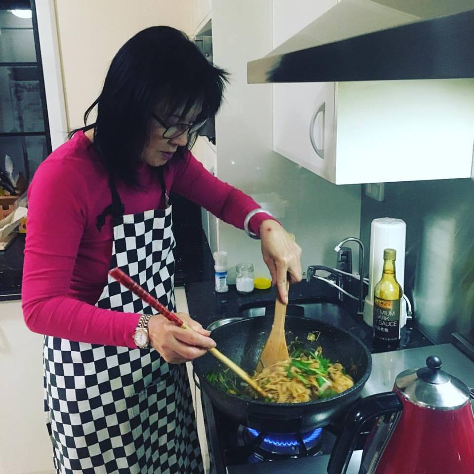 Mum cooking