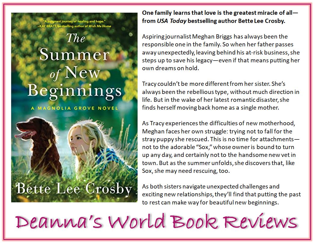 The Summer of New Beginnings by Bette Lee Crosby blurb