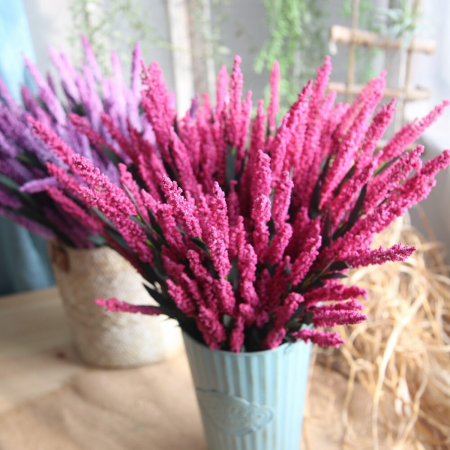 Lavanda artificial fucsia, 64cm