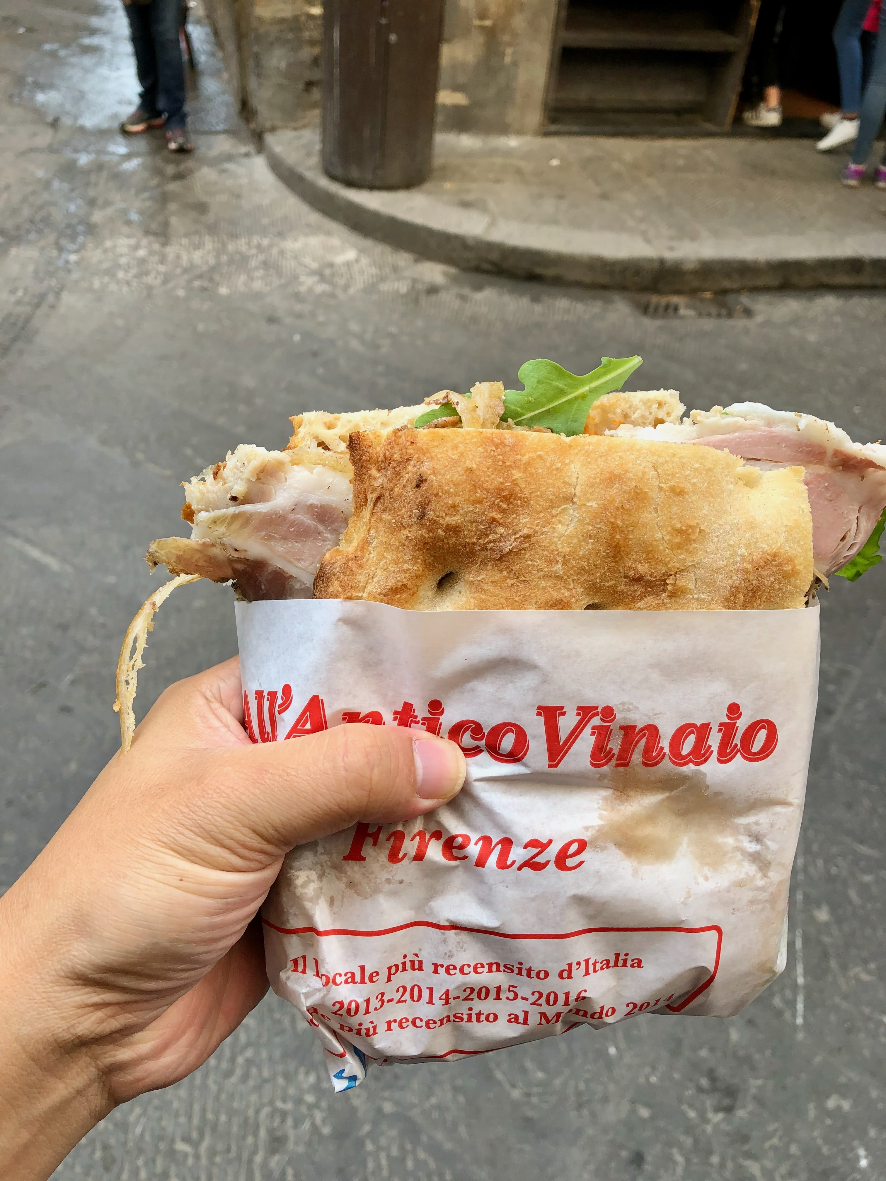 The best sandwich I ever had from Antico Vinaio