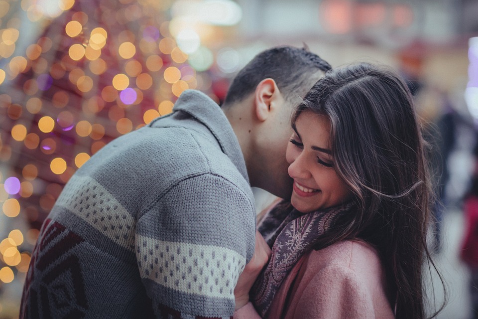 Couple kissing