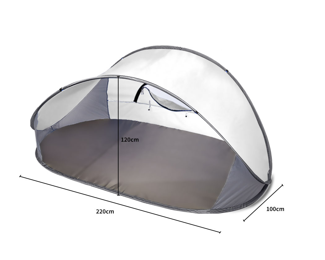 Mountview Pop Up Tent Camping Beach Tents 4 Person Portable Hiking Shade Shelter - Picture 34 of 48