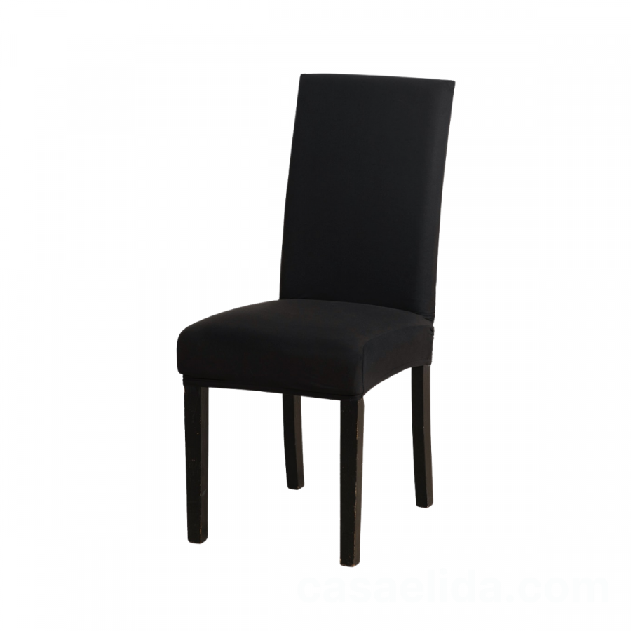 Funda para silla ajustable poliéster, negro