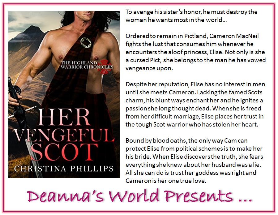 Her Vengeful Scot by Christina Phillips blurb