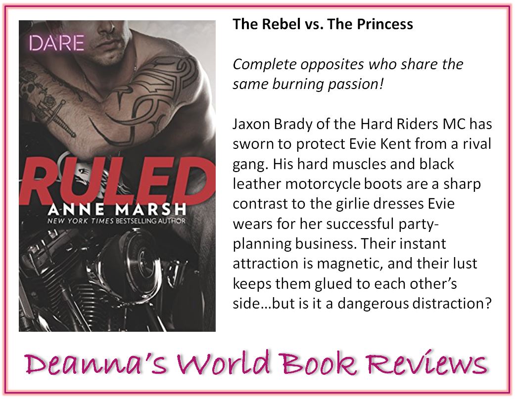 Ruled by Anne Marsh blurb