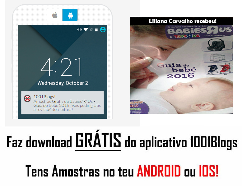 Amostras Babies”R”Us - Guia do Bebé 2016 Android2333