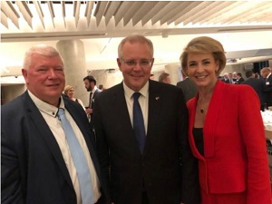 Richard Dudley, Scott Morrison & Michaelia Cash